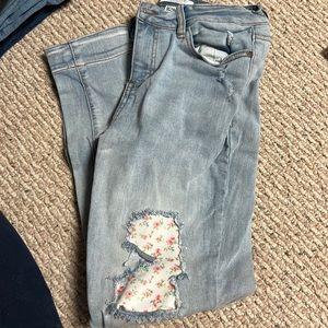 Judy Blue Floral Patch Denim